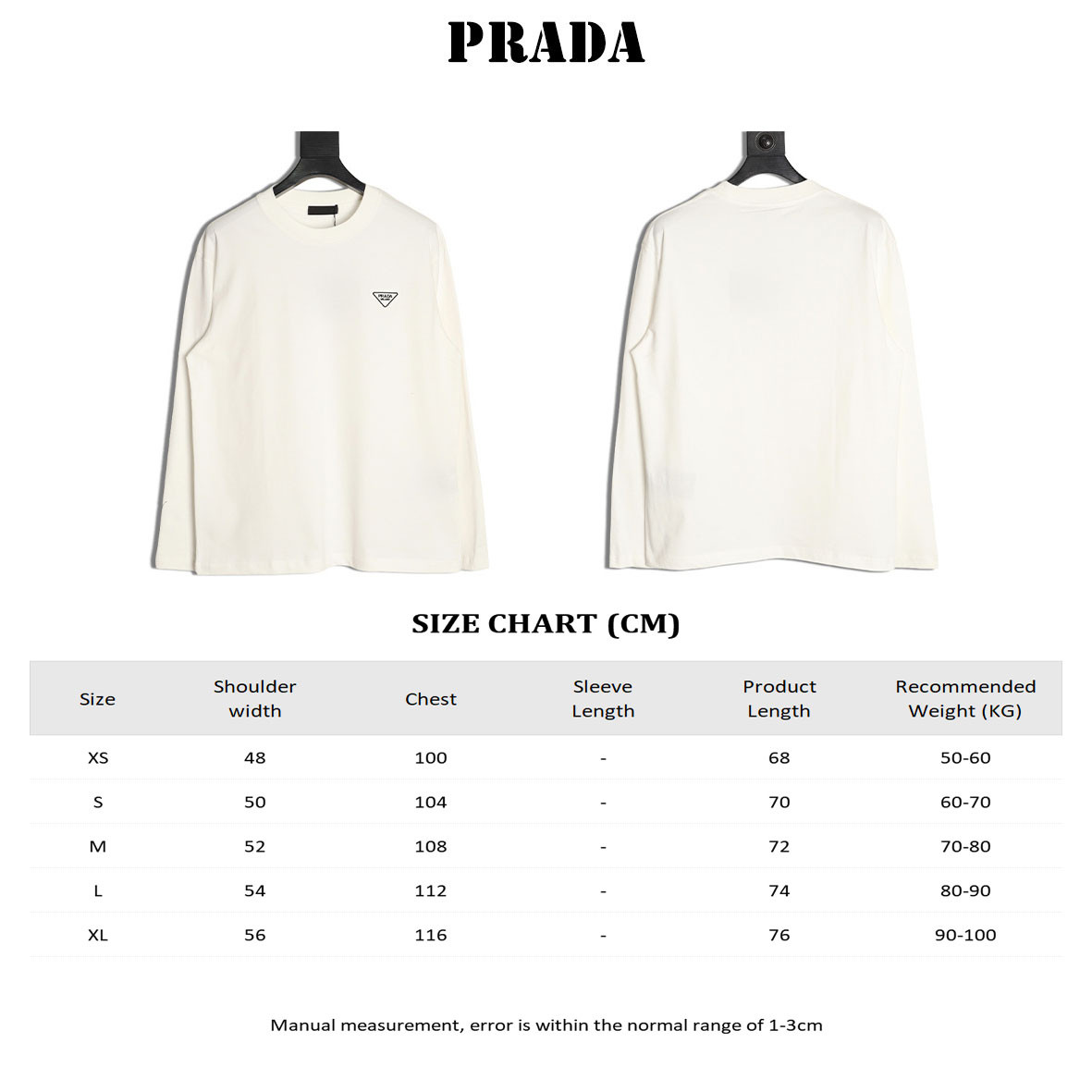 Pra*a long-sleeved t-shirt