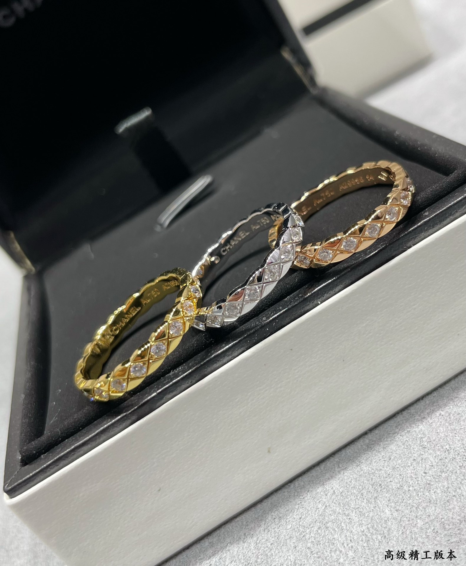 ch*el narrow Di*m*nd with Di*m*nd ring