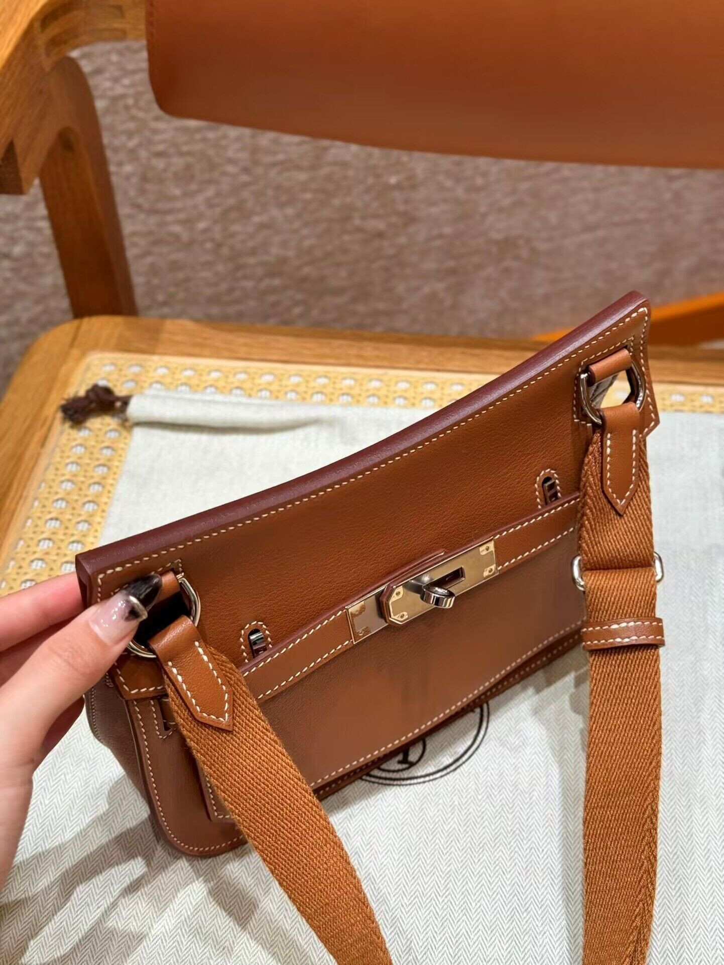 H**mes mini jypsiere 23×17×5cm