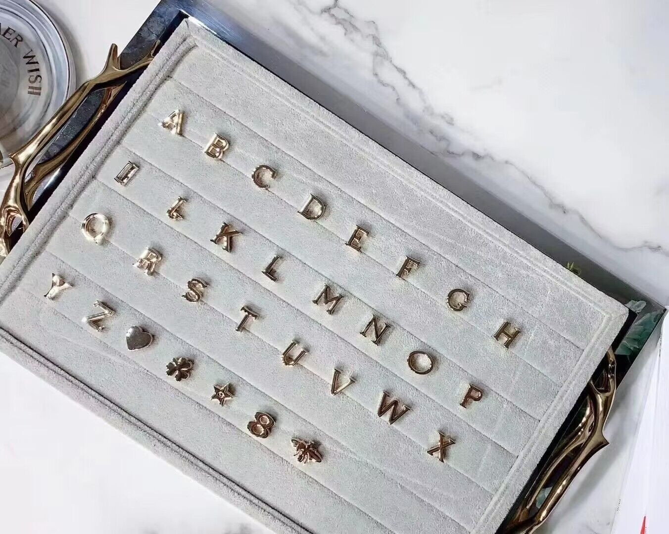 small lady D*or my abcD*or bag red patent 8 x 6.5 x 3 inches