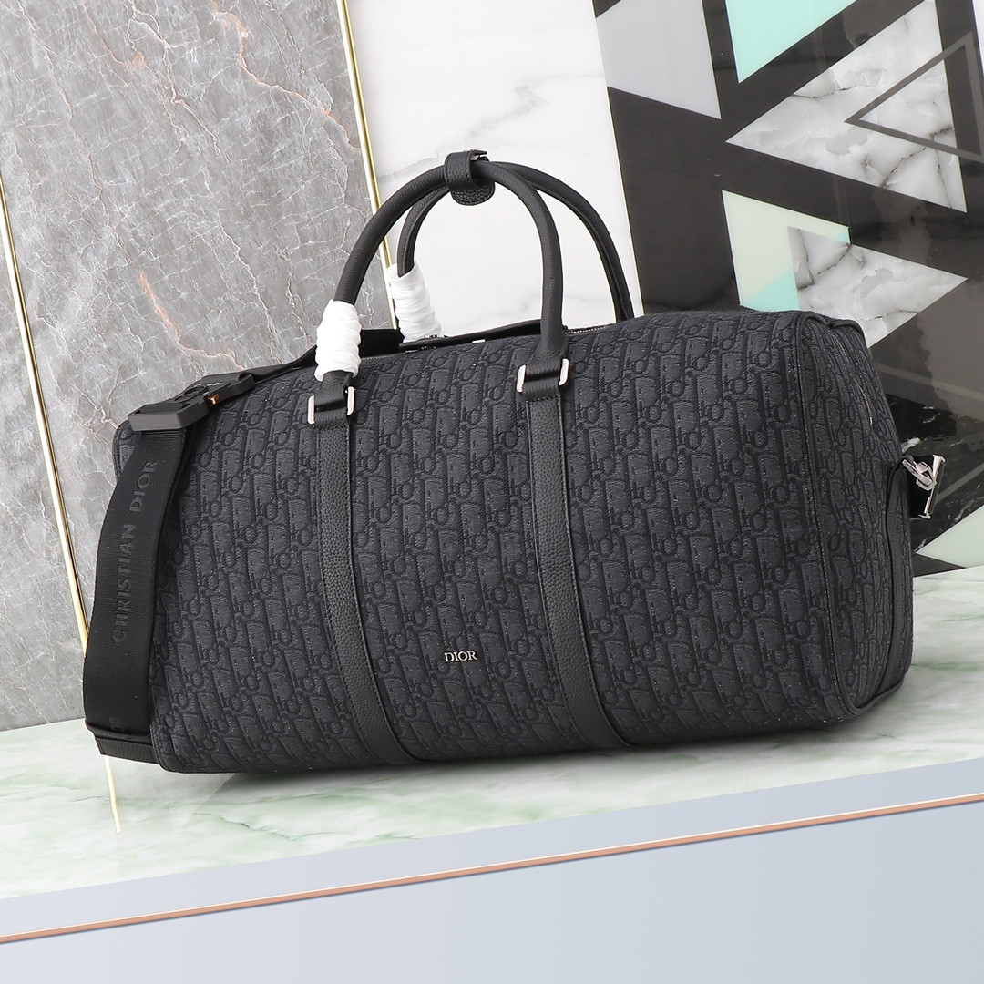 D*or lingot bag black 50 x 25 x 21.5 cm