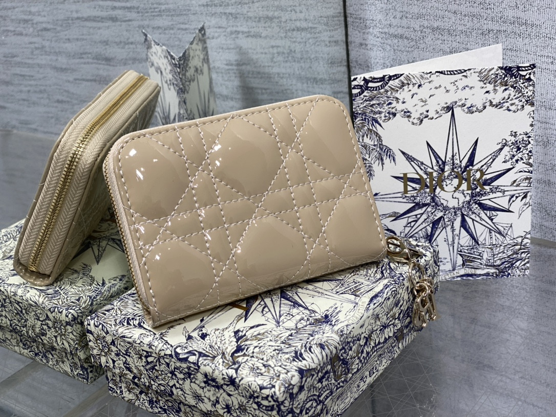 lady D*or voyageur small coin purse card holder