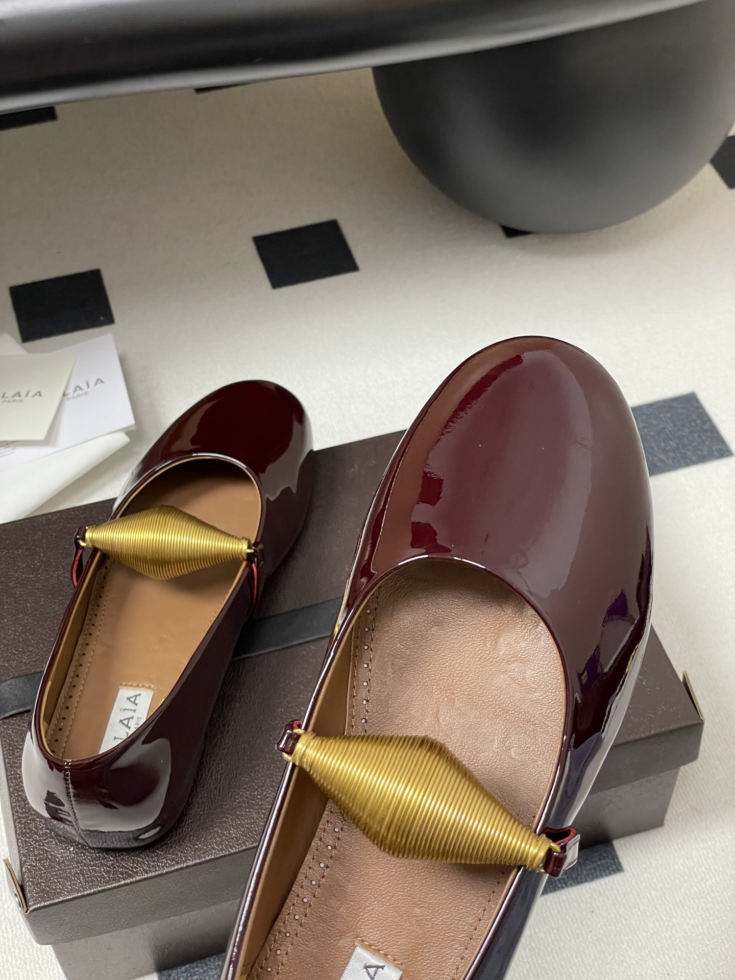 UA Alaïa Jewel Ballet Flats(Customized Size 7-10 days production time)